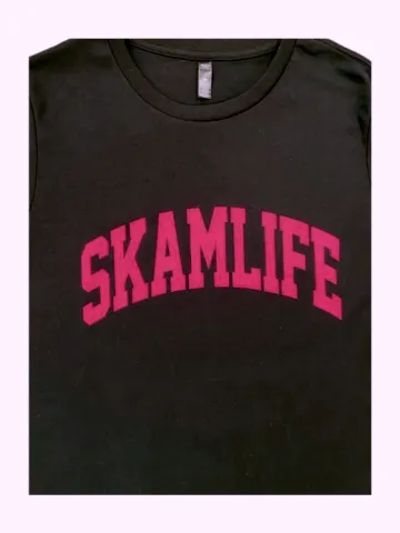 SKAMLIFE Women's Cut College T-Shirt