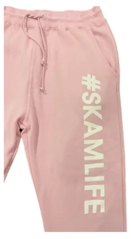 SKAMLIFE Sweat Pants with Pockets - Pink