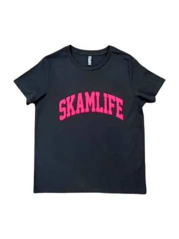 SKAMLIFE Women's Cut College T-Shirt